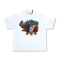 White God bless the USA Eagle 4th of july Urban Heavy Tee - HowdyJamesFarm