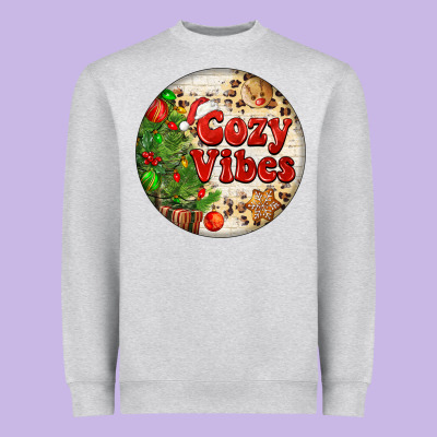 Cozy Vibes Heavyweight Sweatshirt Designed By Fadigitalartstudio
