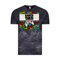 Cloud Black gamer dad Vintage Tee - TumblerDesignByShophia