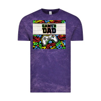 Cloud Purple gamer dad Vintage Tee - TumblerDesignByShophia