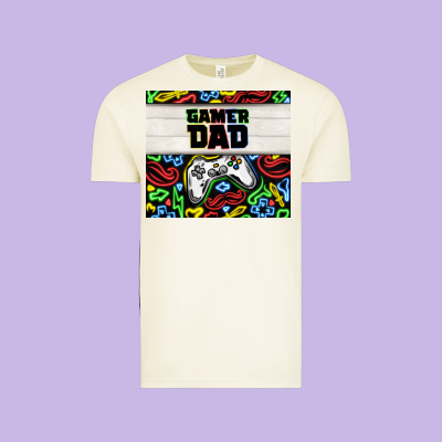 Gamer Dad Vintage Tee Designed By Tumblerdesignbyshophia