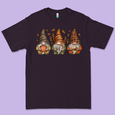 Fall Gnomes Premium Tee Designed By Sublimationcraftshop
