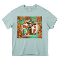 Arona Western Hay Fall Cow Heavy Core Tee - LillyAllenDesigns