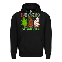Snacking Around The Christmas Tree Zipper Hoodie | Teevron