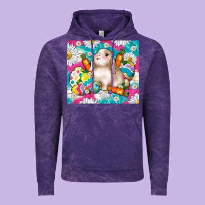 Easter Day Rabbit Vintage Hoodie Designed By Tumblerdesignbyshophia