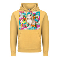 Vintage Mustard easter day rabbit Vintage Hoodie - TumblerDesignByShophia