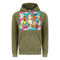 Vintage Olive easter day rabbit Vintage Hoodie - TumblerDesignByShophia