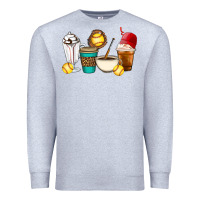 Heather Grey Softball coffee cups Premium Sweatshirt - Artiststas