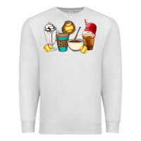 Oatmeal Heather Softball coffee cups Premium Sweatshirt - Artiststas