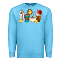 Ocean Blue Softball coffee cups Premium Sweatshirt - Artiststas