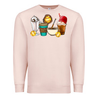 Pale Pink Softball coffee cups Premium Sweatshirt - Artiststas
