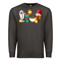 Smoke Softball coffee cups Premium Sweatshirt - Artiststas