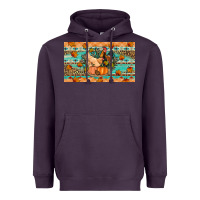 Plum Fall coop animals pumpkin Heavyweight Hoodie - Artiststas