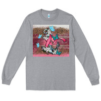 Heather Grey cancer awareness anchor Long Sleeve Tee - CowGirlArtShop