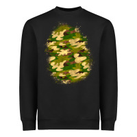 Black camouflage patch 4 Heavyweight Sweatshirt - BundleAndBundleShop