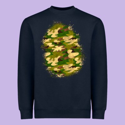 Camouflage Patch 4 Heavyweight Sweatshirt Designed By Bundleandbundleshop