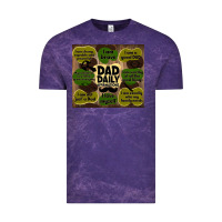 Cloud Purple dad daily affirmations Vintage Tee - TumblerDesignByShophia