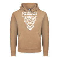 Vintage Coffee American Fighter 3 Vintage Hoodie - lanVoArt