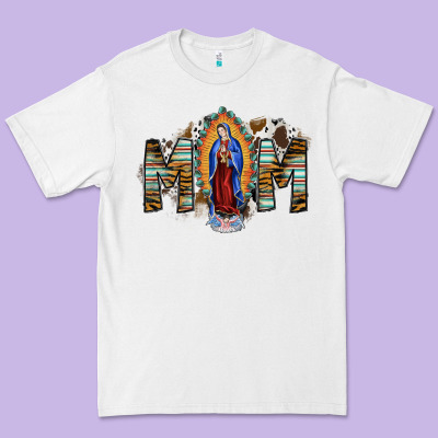 Mom Virgin Mary Premium Tee Designed By Sublimationcraftshop