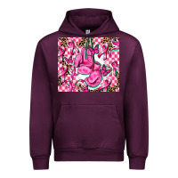 Mauve Wine nobody fights alone Urban Hoodie - AdoDesignShop
