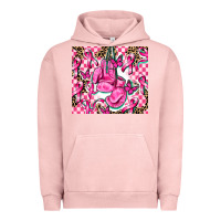 Pigment Salmon nobody fights alone Urban Hoodie - AdoDesignShop