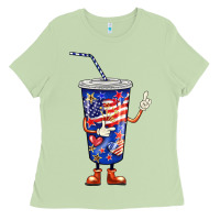Matcha 4th of july coca Ladies Tee - BarkalooDesign