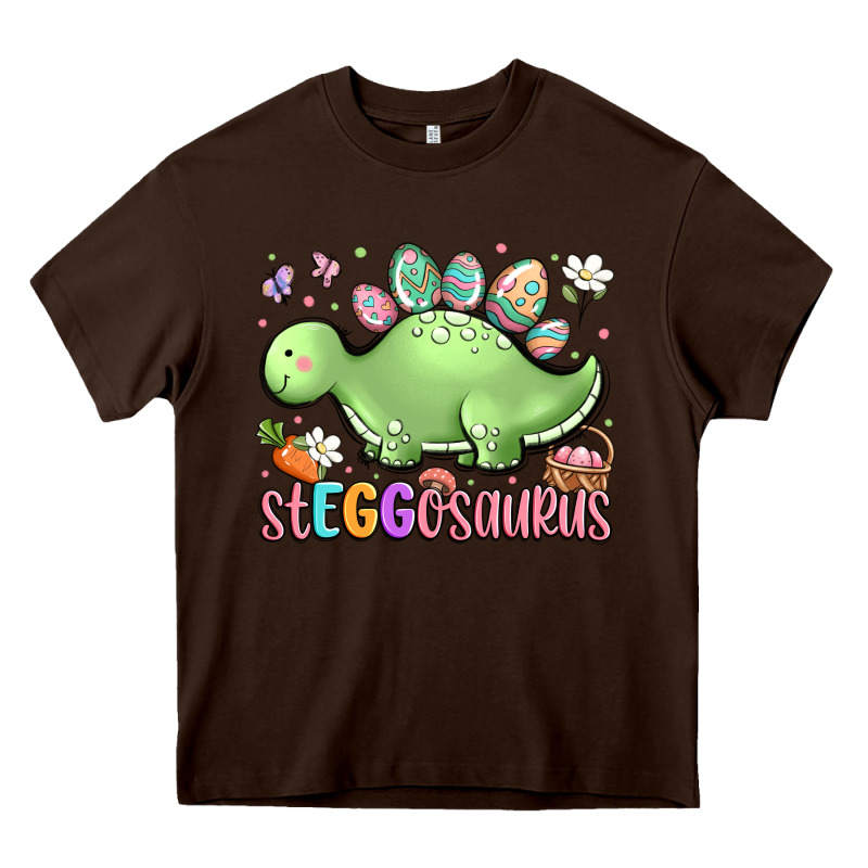 Easter Stegosaurus Delight Heavy Core Tee by LillyAllenDesigns | Teevron