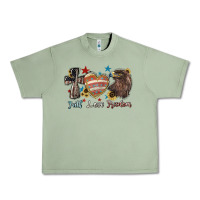Oil Green Faith love freedom 4th of july Urban Heavy Tee - HowdyJamesFarm