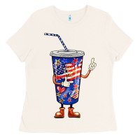 Bone 4th of july coca Ladies Tee - BarkalooDesign