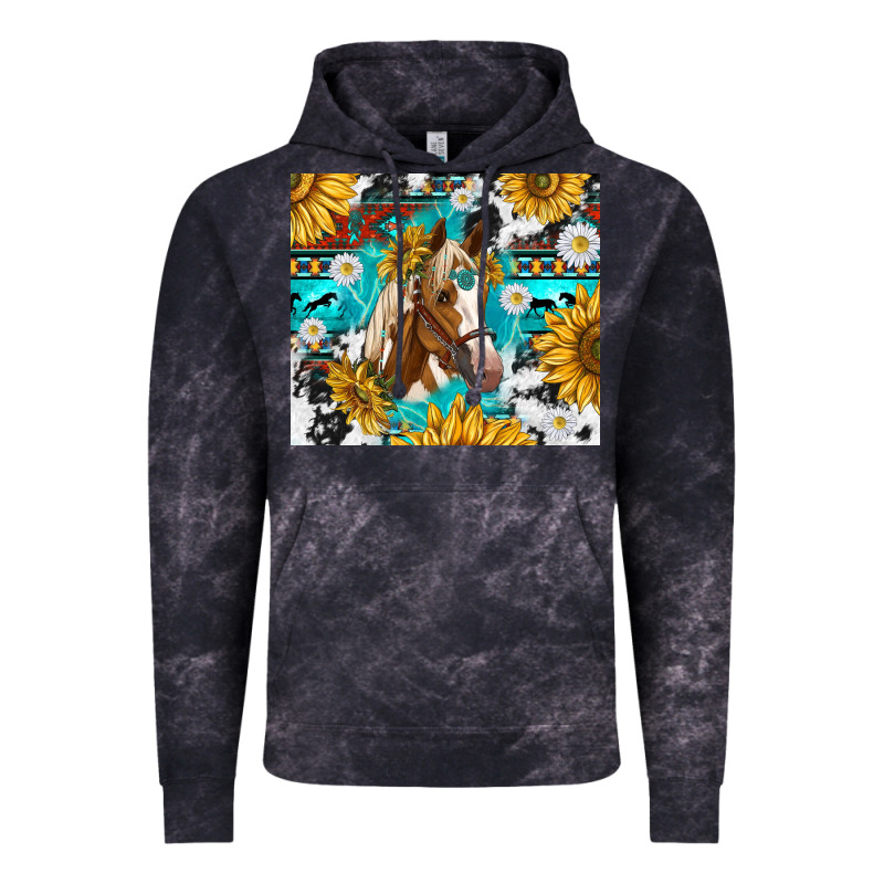 Cowhide Aztec Horse Vintage Hoodie by TumblerDesignByShophia | Teevron