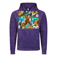 Cloud Purple cowhide aztec horse Vintage Hoodie - TumblerDesignByShophia