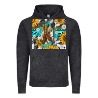 Vintage Black cowhide aztec horse Vintage Hoodie - TumblerDesignByShophia