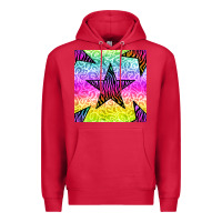 Cardinal zebra glitter star seamless pattern Premium Hoodie - BundleAndBundleShop