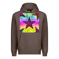 Coffee zebra glitter star seamless pattern Premium Hoodie - BundleAndBundleShop
