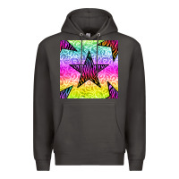 Smoke zebra glitter star seamless pattern Premium Hoodie - BundleAndBundleShop