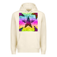 Tofu zebra glitter star seamless pattern Premium Hoodie - BundleAndBundleShop