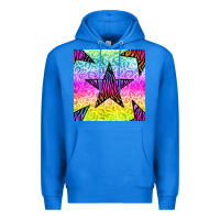 True Royal zebra glitter star seamless pattern Premium Hoodie - BundleAndBundleShop