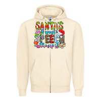 Sandshell festive speech therapist tribute Zipper Hoodie - CowhideDigitalArt