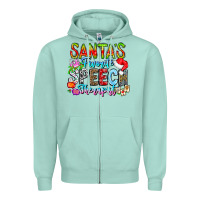 Seafoam festive speech therapist tribute Zipper Hoodie - CowhideDigitalArt