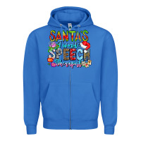 True Royal festive speech therapist tribute Zipper Hoodie - CowhideDigitalArt