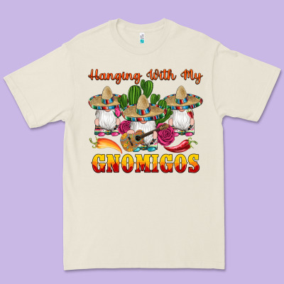 Hanging With Gnomigos Premium Tee Designed By Artiststas