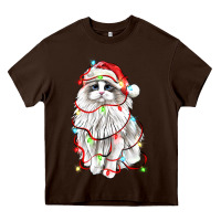 Christmas Ragdoll Cat Heavy Core Tee | Teevron