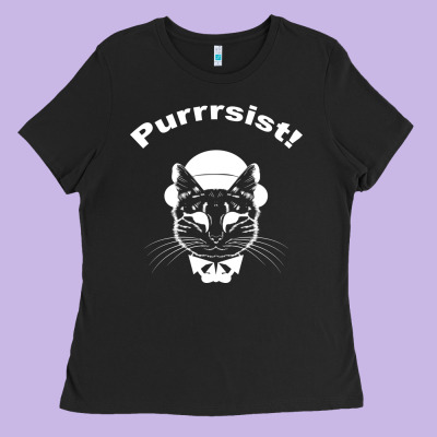 Purrrsist Ladies Tee Designed By Bettercallsaul