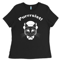 Black Purrrsist Ladies Tee - Bettercallsaul