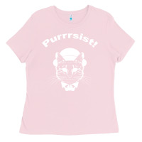 Bubblegum Pink Purrrsist Ladies Tee - Bettercallsaul