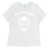 White Purrrsist Ladies Tee - Bettercallsaul