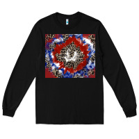 Black patriotic tie dye Long Sleeve Tee - CowGirlArtShop