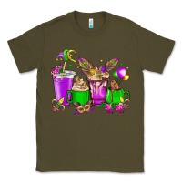 Army Green Mardi Gras coffee cups Classic Tee - NancyCooperArtShop