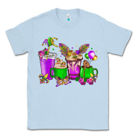 Dusty Blue Mardi Gras coffee cups Classic Tee - NancyCooperArtShop