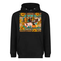 Black Fall Coop Animals Heavyweight Hoodie - Artiststas